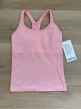 lululemon athletica Pink Ebb to Street Racerback Tank Top